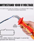 Dismantling Knife With 1000V Insulation For Electricians Fast Strip Cable Stripper And Wire Cutter Non Slip Grip Blade