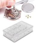 Pro Grade Copper Watch Dial Feet Assortment Kit For DIY Repair Handy Storage Box With Compartments Precision Watchmaker Parts Set