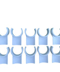 One Inch Jump Cups For Dog Agility Equipment Set Of Ten That Snap-On To Factory Labeled One Inch PVC Pipe, adjustable height