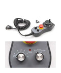High Precision 100 Pulse 5V Pendant Handwheel With Emergency Stop For CNC Routers 6 Axis Control And Fine Manual Steering