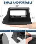 Handy Mini Heat Press Machine Kit With Portable Design, showing compact size and adjustable temperature control features.