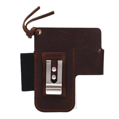 Leather Belt Sheath For Multitools Dope Daily Carry Holder Crafted From Cowhide Leather Handcrafted With Belt Clip