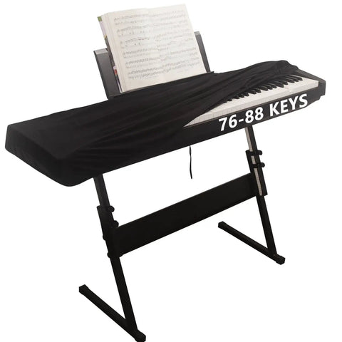 Premium Suede Digital Piano Keyboard Cover For 76 To 88 Keys With Dust Protection To Keep Your Gear Clean Elastic Drawstrings