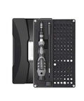 Must-Have 106 In 1 Precision Screwdriver Set For Phone Repair With Magnetic Bits, Torx Cross Driver Handle, Chrome-Vanadium Steel Tools That Are Built Tough And Ergonomic For Serious DIY Tech Fix Jobs, black case open
