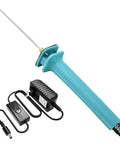 30W Foam Cutter Pen Kit With 12V Power Adapter, 10cm Hot Wire Styrofoam Cutter for Arts and Crafts on white background
