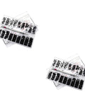 Two Pack 18 18 Specification Screw Set Miniature Flat Head Screws For Laptop Repair DIY Projects Lightweight Durable Carbon Steel