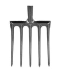 Heavy Duty Garden Digging Fork With High Carbon Steel Tines, Durable Spading Tool for Easy Soil Loosening, 5 Tine Design