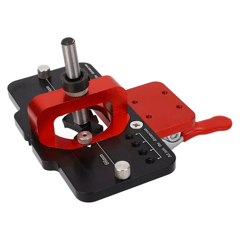 Concealed Hinge Jig With Aluminum Alloy Frame And 35mm Drill Bit No Fuss Quick Install Tool for precise hinge setup on cabinets