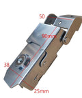 Stainless Steel Lock Side Box Hinge Tool Part Hardware One Piece For Cabinet Drawer Box Repair Corrosion Resistant Heavy Duty Swing Hinge For DIY
