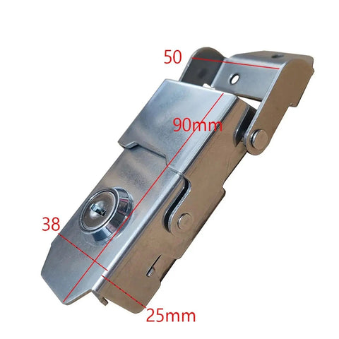 Stainless Steel Lock Side Box Hinge Tool Part Hardware One Piece For Cabinet Drawer Box Repair Corrosion Resistant Heavy Duty Swing Hinge For DIY