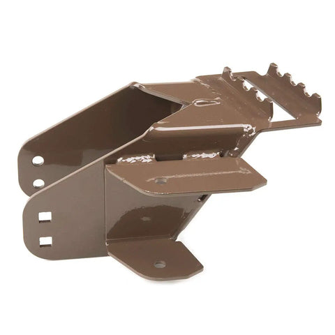 Mower Roller Kit With Semi-Pneumatic Anti-Scalp Roller And Vertical Roller For Left-Hand Corner Trimming On 61-Inch And 72-Inch Decks For 100V And 200V Series M1 Decks Pro Grade OEM 503629, brown mounting bracket