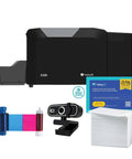 Legit Heavy Duty Dual Sided Id Card Printer With Auto Feed System And 70 Card Hopper, features included accessories and setup guide.