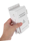 Ultimate Outdoor Waterproof Electrical Junction Box For Surveillance And Electronic Gear Durable Plastic Enclosure held in hand.