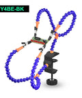 Go-To Soldering Helper Station With Eight Flexible Gooseneck Arms And Desk Clamp For PCB Work, Electronics Repair And DIY Projects