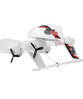 Amphibious ready to fly RC airplane with dual propellers, 2.4GHz 3Ch RC Airplane Amphibious Ready To Fly With 6 Axis Gyro Stabilizer And Dual Batteries.