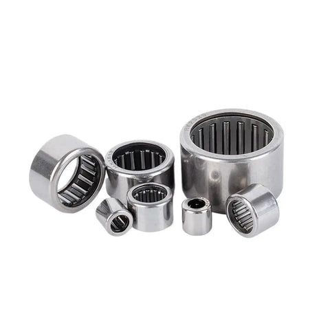 Heavy Duty Needle Roller Bearings With Reinforced Stamped Shell Fully Greased For Zero Drag And Ridiculously Smooth Spinning in various sizes.