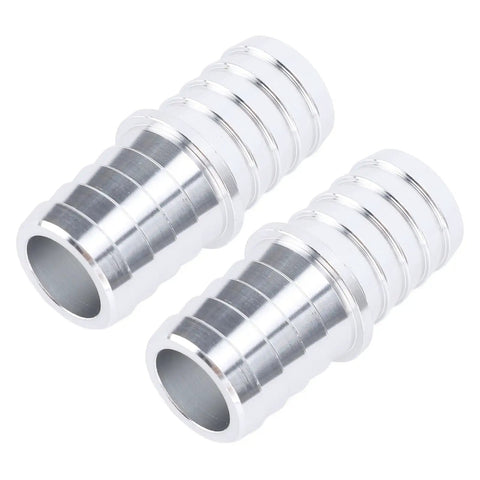 Three Quarters Inch Hose Barb Splice Coupler Aluminum Alloy Radiator Intercooler Repair Fitting Vacuum Line Adapter For Leak Proof Tight Connection Easy Install With No Tools Required