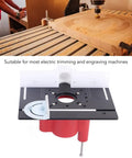 Heavy Duty Router Lift Kit With Smooth Turning Crank Handle And Rust Resistant Aluminum Base Plate for precision woodworking use.