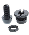 GM Clutch Fork Pivot Ball Adjustable Steel 13/16-16 For Bellhousing, Dialed In Clutch Geometry With Wide Adjustment Range From 1 5/16 In To 1 11/16 In For Smooth Engagement. Black steel adjustable clutch fork pivot ball with lock nut
