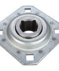 Drivetrain Disc Harrow Flange Bearing Replacement Part With 1-1/8 Inch Bore Square ST208-1-1/8N showing metal structure and bolt holes