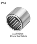 4 Pcs of 2 Pack HK2020 One Way Needle Roller Bearings 20x26x20mm Chrome Steel Bearing High Load Capacity Clutch Bearing
