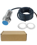 8mm Detection Range Inductive Proximity Sensor Switch Shielded For Industrial Grade Use 110 220V AC 3 Wire NO NC With LED Indicator