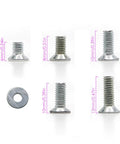 30 Piece Monitor Mounting Hardware Kit With Assorted M4 Screws Flat Head And Washers Including M4x6mm M4x8mm M4x10mm M4x12mm For Wall Mounts And Arm Mounts