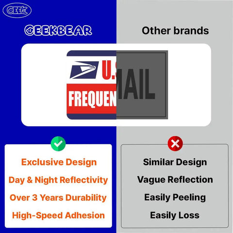Comparison of Mail Delivery Driver Car Magnet 2 Pack with other brands, highlighting features and durability.