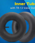 3.50 4.00 6 Inch Inner Tube Heavy Duty With TR13 Straight Valve for 4.10 3.50 6 and 13x4.00 6 Wheelbarrows Mowers Generators
