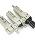 Beefy Pro Grade Three Quarter Inch NPT Industrial Three Stage Air Dryer For Compressor with Metal Bowl and Auto Drain