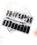 Kickass Miniature Screw Set Countersunk Flat Head Screws In Slick Storage Case for eyeglass and watch repair tasks.