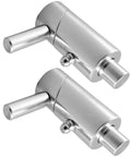 1/2 Inch Spring Loaded Twist Lock Plunger Pin Cam Latch For Wrecker Tow Truck Tough As Nails Steel with Silver Finish