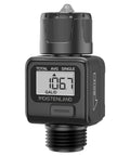 Water Flow Meter For Garden Hose With IPX6 Waterproof LCD Display And High Accuracy Three Quarter Inch Hose Thread Meter