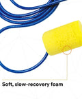 Disposable Foam Ear Plugs 200 Pairs Corded NRR 29 dB For Work Sleep All Day Comfort Great For Work Sites And Loud Environments
