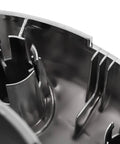 Close-up of Front Wheel Center Hub Cap Replacement For F 350 Super Duty DRW 2005 To 2018 showing internal clips and detail