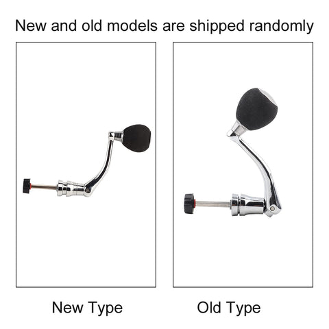 Heavy Duty Spinning Reel Handle Replacement Kit For 4000 5000 6000 Series Reels With Metal Arm Grip And Durable Hex Trunk, old vs new models