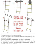 Assembly instructions for 2 Story 16Ft Fire Escape Ladder With Flame Resistant Safety Rope, Grab And Go Deploy, US Made