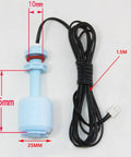 Pro Grade Water Level Float Switch Probe for Commercial Ice Machines, Universal Two Line Float Sensor Accessories, Easy Install, Dependable Level Sensing for Bar, Cafe, and Home Kitchen Equipment, 25mm blue probe with 1.5m cable