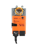 Heavy Duty Damper Actuator Replacement For NMD230A NMD230 Hvac Vent Motor showing orange actuator motor with connectors.