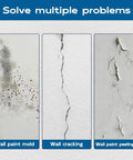 Image showing wall paint mold, wall cracking, and wall paint peeling off, highlighting issues fixed by Fast Drying Drywall Patch Repair Kit For Holes And Cracks Easy DIY Friendly Wall Mending Paste For Nail Holes Dents And Small Damage No Mess Finish Ready To Paint 1 Piece.
