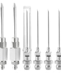 ATIVERE 6-piece grease gun tips set: four 1/8 in NPT needle tips and two narrow grease needles