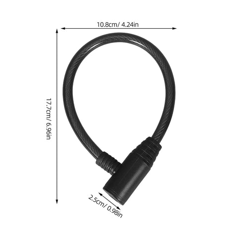 Two Piece Childproof Cable Lock For French Door Fridge And Kitchen Cabinets Quick Install Easy To Use Kid Safe Security Lock