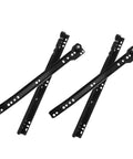Bottom Mount Drawer Slides 2 Pack Full Extension Silent Rails For Dressers Cabinets And Kitchen Replacement Drawer Runners Heavy Duty Built To Glide Smoothly And Quietly, black steel rails