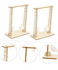 Hands On Physics Experiment Tools Kit With Floating Ball For Students Fun Science Gear featuring wood frames and balls.