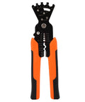 Heavy Duty Yet Lightweight Multi Function Wire Stripper With Slick Comfort Grip And Razor Sharp Chrome Steel Blades for 16 to 26 AWG cable.