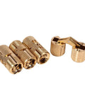 Beefy Copper Concealed Drum Hinges Set For Caravan Worktops And DIY Cabinets 180 Degree Opening Fits 10mm 12mm 14mm 16mm Doors