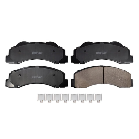 4WD Front Wheel Bearing Hub Brake Kit For 2015 2016 2017 Ford F-150 6 Lug With Front Ceramic Brake Pads Rotors Hubs And Brake Cleaner Fluids Included Today