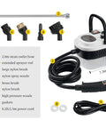 7 In 1 Handheld Steam Cleaner With 2500W High Pressure For Deep Cleaning Grease And Grime On Kitchen Bathroom Hardwood Floors And Upholstery Heavy Duty Steam Jet That Cleans Like Crazy with accessories and detailed parts.