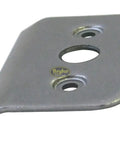 No Sweat Quarter Turn Spring Back Plates For One Inch Fit Smooth Sheet Metal And Vehicle Door Panel Mounting Super Tight Quick Swap Fastener Set Five Pack, metal plate with two mounting holes.