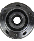 Two Pack Front Wheel Hub And Bearing Assembly Compatible With Jeep Wrangler 1999 2006 Cherokee 1999 2001 TJ 2000 2006 Five Lug Non ABS Front Axle Replacement Kit, top view